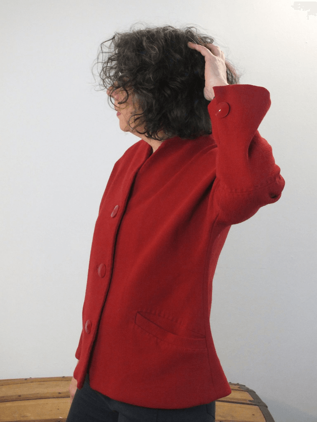 Veste sixties rouge