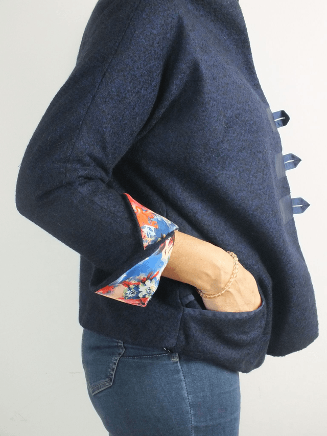 Veste bleue