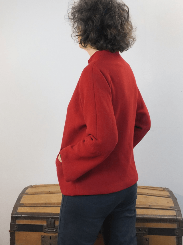 Veste sixties rouge
