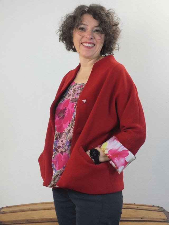 Veste sixties rouge