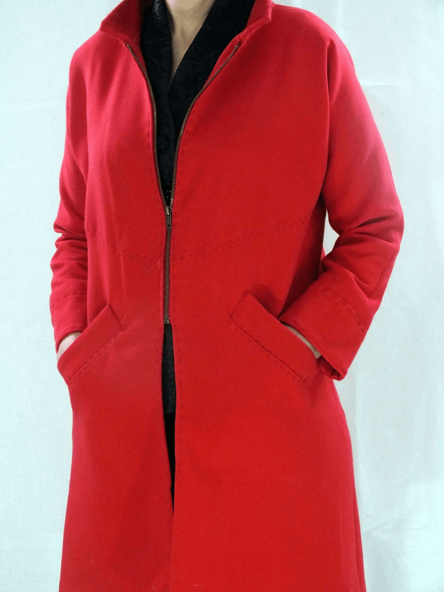 Manteau printemps rouge