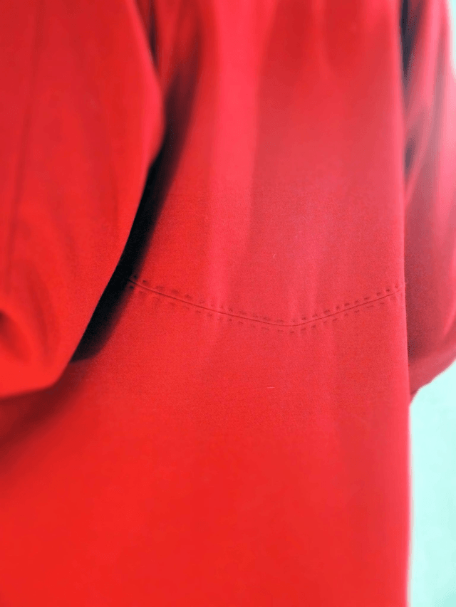 Manteau printemps rouge