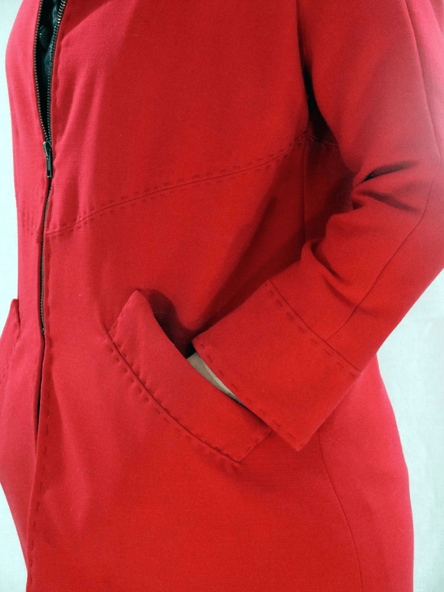 Manteau printemps rouge
