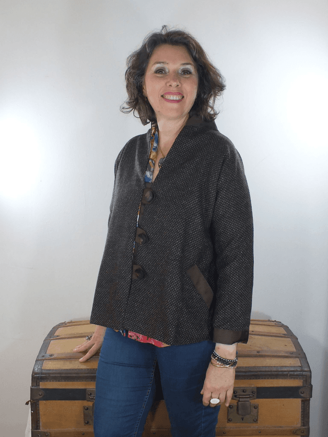 Veste cognac